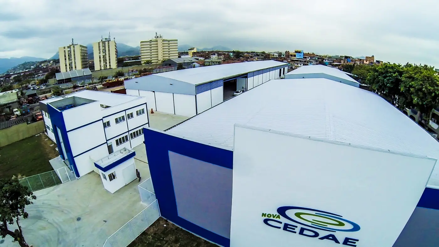 Centro de Manutenção e Logística da Cedae, no Caju