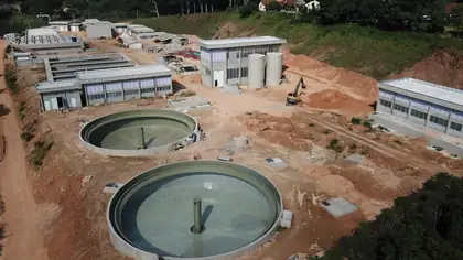 Construção de Estação de Tratamento de Esgoto (ETE) – SABESP – foto 4